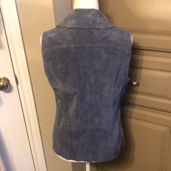 NEW Hal Rubenstein washable suede vest - Picture 5 of 13